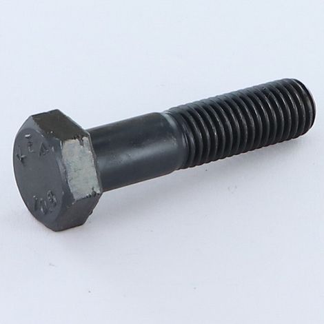 Corps de boulon filetage partiel Tête hexagonale TH M12X70 Classe 10.9 Acier brut-1 pièce