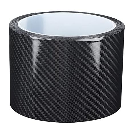 Strisce di protezione soglia auto, nastro in fibra di carbonio per auto, pellicola protettiva in fibra di carbonio per portiera auto, adesivo antigraffio (7CM3M) (1/5)