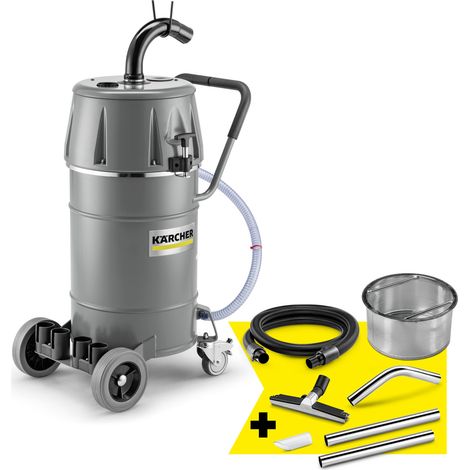 KARCHER Aspirateur Industriel IVR-L 65 24-2 99911070 avec Kit GoFurther, Cuve de 65 L en Acier, Puissance 2.4 kW, Classe Poussiere L, Garantie 2 ans
