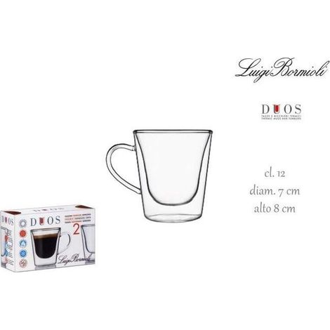 Bormioli 2 Tazze Espresso Thermic 12cl