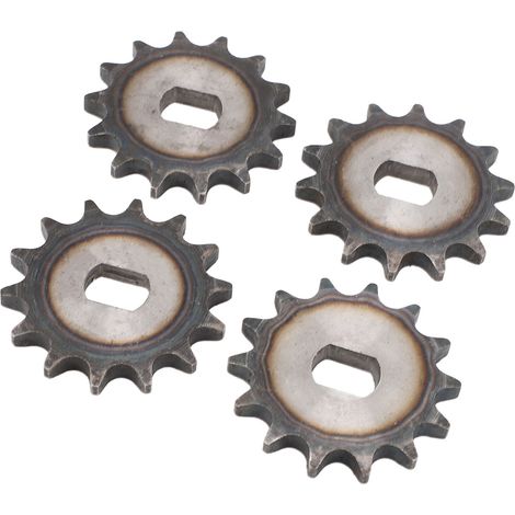 pignons de chaîne 428 14T, alésage en H, en acier, pour trottinette électrique, moteur haute vitesse MY1020. (1/5)