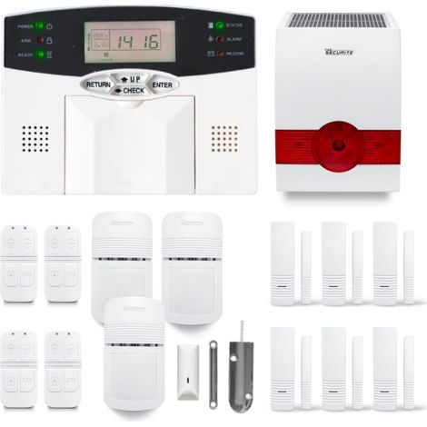 Alarme maison sans fil MN47 Compatible Box internet (1/4)