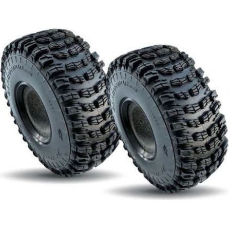 Pneus Crawler - 1 9 Pouces - Hex 12 Mm - Pour Scale Crawler 1/10 - Lot De 2