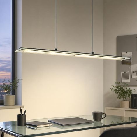 LED Pendelleuchte Höhenverstellbar Touchdimmer CCT Memoryfunktion H 150 cm (1/5)