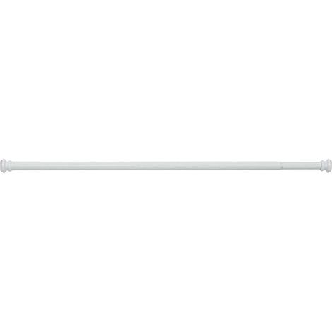 Gedy Asta Doccia Estensibile Bianca 78-135 cm Ø 25 mm in Acciaio
