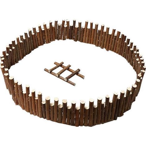 Kleine Holzpfähle für Zaundekorationen, kleine Dekoartikel