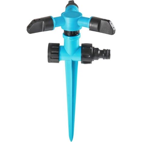 Dispositif d'arrosage rotatif à 360 degrés pour les amateurs de plantes d'extérieur et de jardin, bleu (1/5)