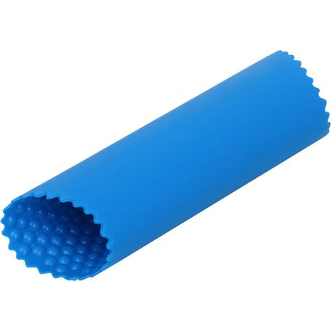 1x Silicone ail Peeling Accessoire de Cuisine en Forme de Rouleau debleu marine