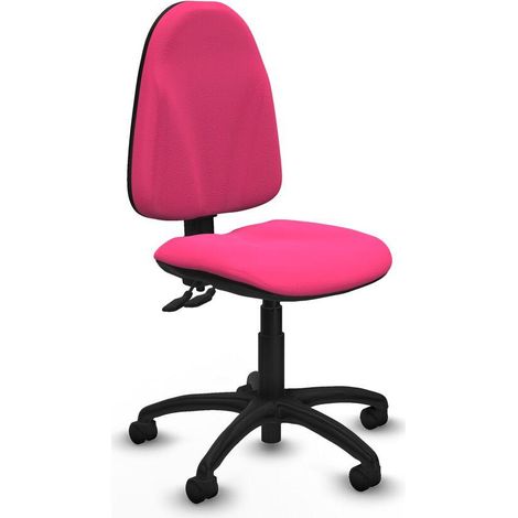 Piqueras y Crespo Silla de oficina moderna rosa ajustable