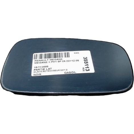 [PRODUIT D'OCCASION] Glace Retroviseur Exterieur D RENAULT Megane II Ph1 02-05 ♻️ Ref Oe. 7701054753 - Garantie à vie (1/3)