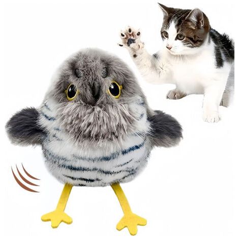 Jouet d'oiseau volant rechargeable pour chat (1/4)