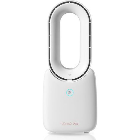 Ventilateur silencieux, petit et créatif, mini ventilateur électrique à quatre vitesses, portable, USB, sans pales, pour bureau ou maison. (1/5)