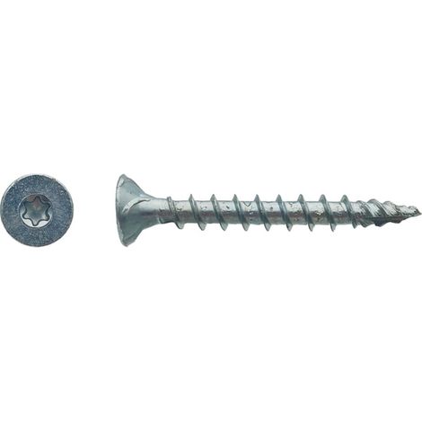 Vis bois FX5 tête fraisée Torx® filetage total Zingué 4 x 20 mm - BIVI