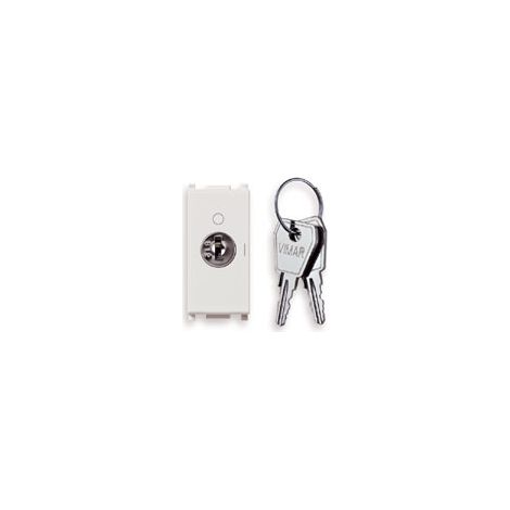 VIMAR - 14087 Pulsante 2P NO 16A +chiave bianco