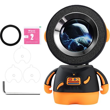 Support Magnétique pour Téléphone en Voiture - Porte-Téléphone pour Voiture Rotation 360° Design Astronaute Support Stable Compatible avec La Plupart des Smartphones Et Véhicules (1/5)