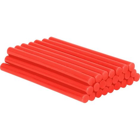 Stift Strend Pro GS-201C, 100x07 mm, rot, Packung 24 Stk., Schmelz-, Klebestift, Nachfüllung für Schmelzkleberpistole (1/3)
