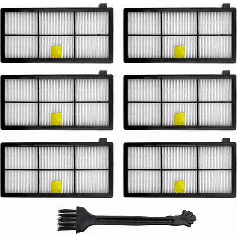 Lot de 6 filtres srie 900 compatibles avec iRobot Roomba 800 980 960 896 895 886 880 871 866 865 860 850 805 800 pices de rechange (1/5)