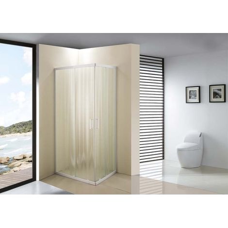 BOX DOCCIA ANGOLARE 69/79X69/79XH185CM PIUMATO 4MM