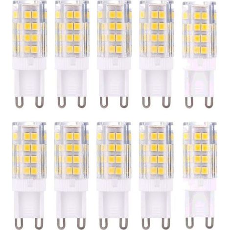 Ampoule LED G9 - KCVV - 5W - Blanc Chaud 3000K - 40W équivalent - Pack de 10 (1/3)