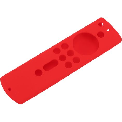 Étui de protection en silicone pour télécommande Fire TV Stick 4K 2018 : antichoc, antidérapant et rouge. (1/5)