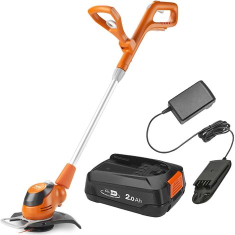 Flymo 18V EasiTrim Plus 230 Cordless Grass Trimmer Strimmer Bosch 1x 2Ah Battery (1/5)