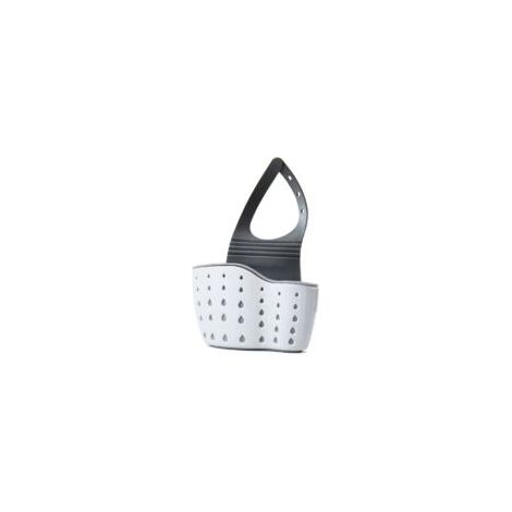 Cesta para fregadero - Cesta para fregadero con ventosa - Escurridor de cocina - Estante de almacenamiento para fregadero - Cesta de drenaje - Cesta de drenaje con mecanismo de botón pulsador - Cesta 