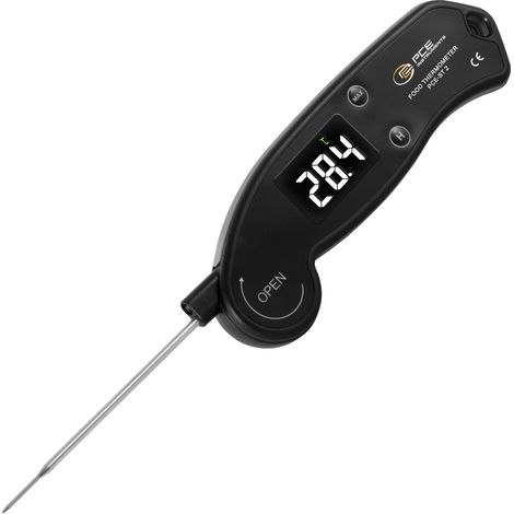 PCE Instruments PCE-ST 2 Temperaturfühler 0 - 200 °C mit Tauch-/ Einstechfühler, sekundenschnell