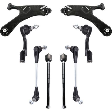 KIT BRACCIO OSCILLANTE 8 PEZZI COMPATIBILE CON PEUGEOT 2008 II (UD, US, UY, UJ, UR, / Kit Sospensione Completo OE/OEM / Bracci Oscillanti + Testine Sterzo / Sostituzione Diretta OEM