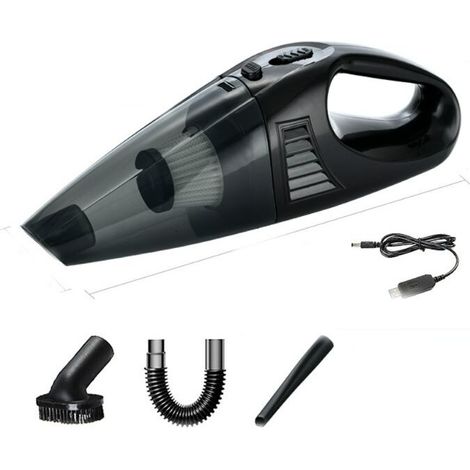 Kabelloser Handstaubsauger, leistungsstarker tragbarer Autostaubsauger, Mini-Handstaubsauger, wiederaufladbare Staubsauger, Zubehör (1/4)