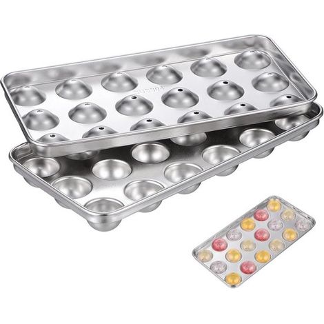 Eiswürfelformen aus Metall Eiswürfelbehälter aus Edelstahl Eiswürfelbehälter mit 18 Fächern Eiswürfel mit Deckel Barzubehör Zutaten für Cocktails