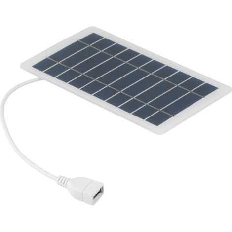 Tragbares 2W 5V Solarpanel-Ladegerät mit USB-Anschluss für den Außeneinsatz zum schnellen Aufladen von Mobiltelefonen (1/4)