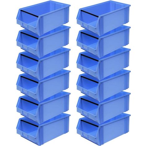 BRB 12 X Boîte Vision "Classic FB 2 de transport avec tige, LxLxH 510/450 x 300 x 200 mm, capacité 27 L Bleu (1/2)
