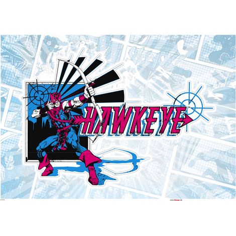 Stickers muraux- Hawkeye Comic Classic (1/2)