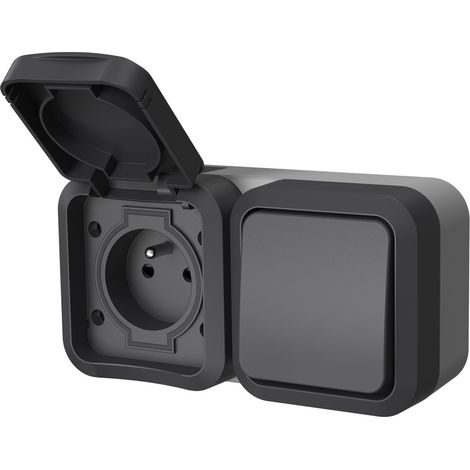 Double prise - QUARX - Aqua Pro - Extérieure, verticale, IP55, 250V, 16A (1/7)