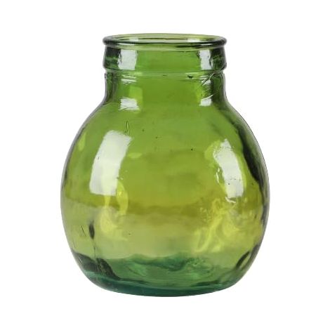 Vase Louise 4L Emeraude Verre Recycle 20CM X H24CM