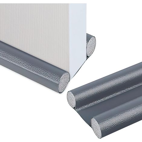Joint d'étanchéité double face pour porte, 96 cm (37 pouces), réglable et insonorisé (gris) (1/5)