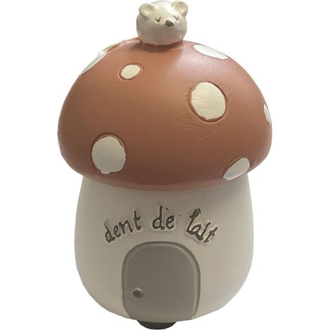 Petite boite en résine à dents de lait champignon (1/3)