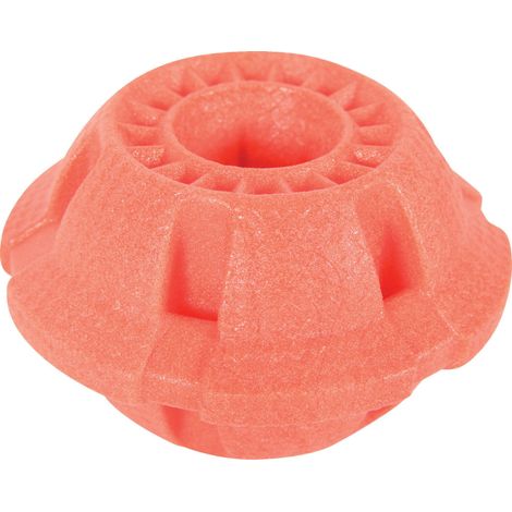 Jouet balle Moos ø 9.5 cm TPR flottant orange pour chien - zolux (1/2)