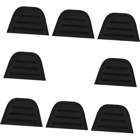 8 protège-coins de transport, noir, PVC, antichoc, pour colis (1/5)