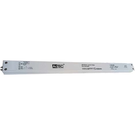 Alimentatore Dimmerabile DALI2 PUSH Pulsante 48V 240W Super Slim 450X32X23mm (1/3)