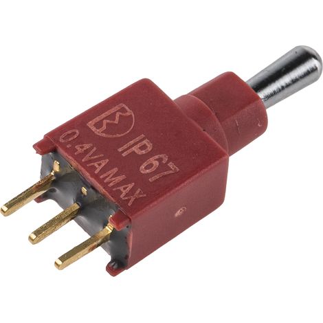 Interrupteur à levier RS PRO, On-Off-On, 1RT, 400 mA @ 20 V c.c. ( Prix pour 1 )