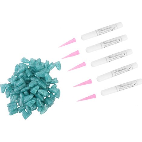 100 protège-griffes souples et multifonctionnels en PVC pour chiens (vert, taille S) (1/5)