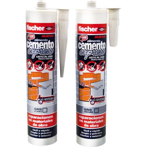 FISCHER cemento express gris oscuro 512348 fischer , Cemento Express Gris Oscuro 512348 de la marca Fischer.