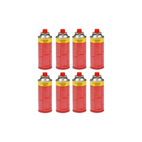 ROTHENBERGER Industrial  cartuccia gas  RoButan 220  g /  393 ml,  chiusura a  baionetta, MSF-1A,  cartuccia valvola  gas per  esterni, campeggio,  bruciatore per  diserbante, 8  pezzi. (1/2)