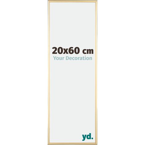 yd. - Cadre photo 20x60 - Or - Aluminium - Kent (1/5)