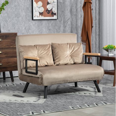 Divano letto singolo reclinabile 102x73x81 cm OKMYHOME (1/3)