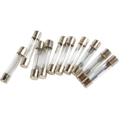 Fusibili in vetro 10pz ricambi casa fai da te 12/24V RA-0549