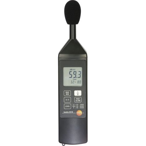 testo Schallpegel-Messgerät 815 32 - 130 dB 31.5 Hz - 8000 Hz (1/5)