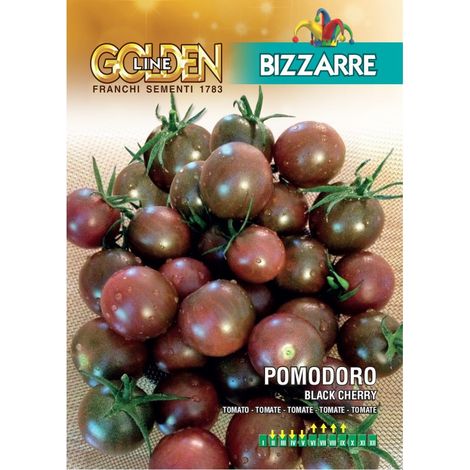 BUSTINA SEMI DI POMODORO BLACK CHERRY ORTO GIARDINO SEMI