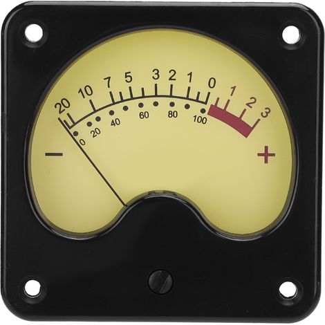 Testeur de niveau sonore portable TR-57-S0346 VU-mètre/DB-mètre avec rétroéclairage pour amplificateur de puissance, usage domestique et automobile. (1/5)